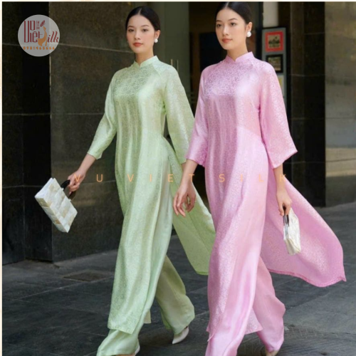 Lụa họa tiết hoa mai