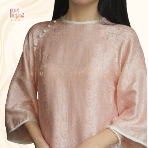 lụa màu hồng