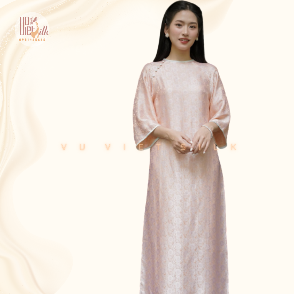 lụa màu hồng