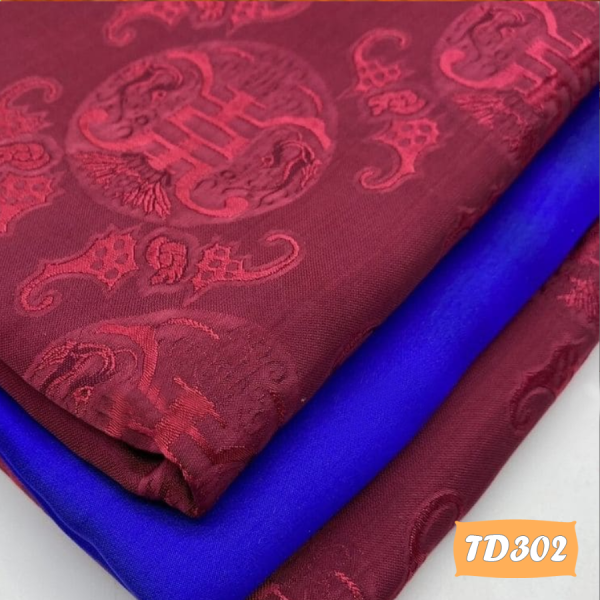 Áo Dài Dấu Eo Màu Đỏ - Hình ảnh 4